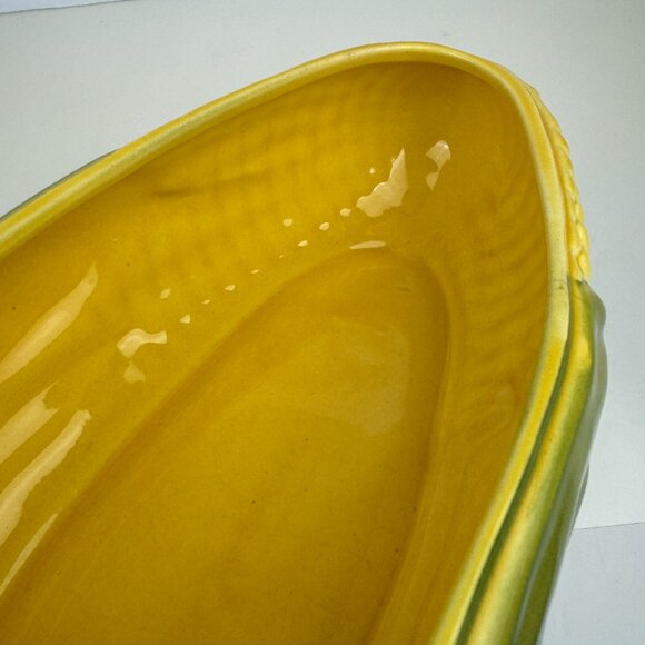 Vtg‎ Shawnee USA Corn on Cob Ceramic Casserole Dish No Lid Replacement Bottom - Picture 8 of 9